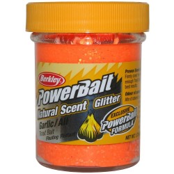 Berkley Powerbait Natural Glitter orange schwimmend