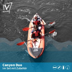 Kajak Canyon Duo, Schlauchboot Set